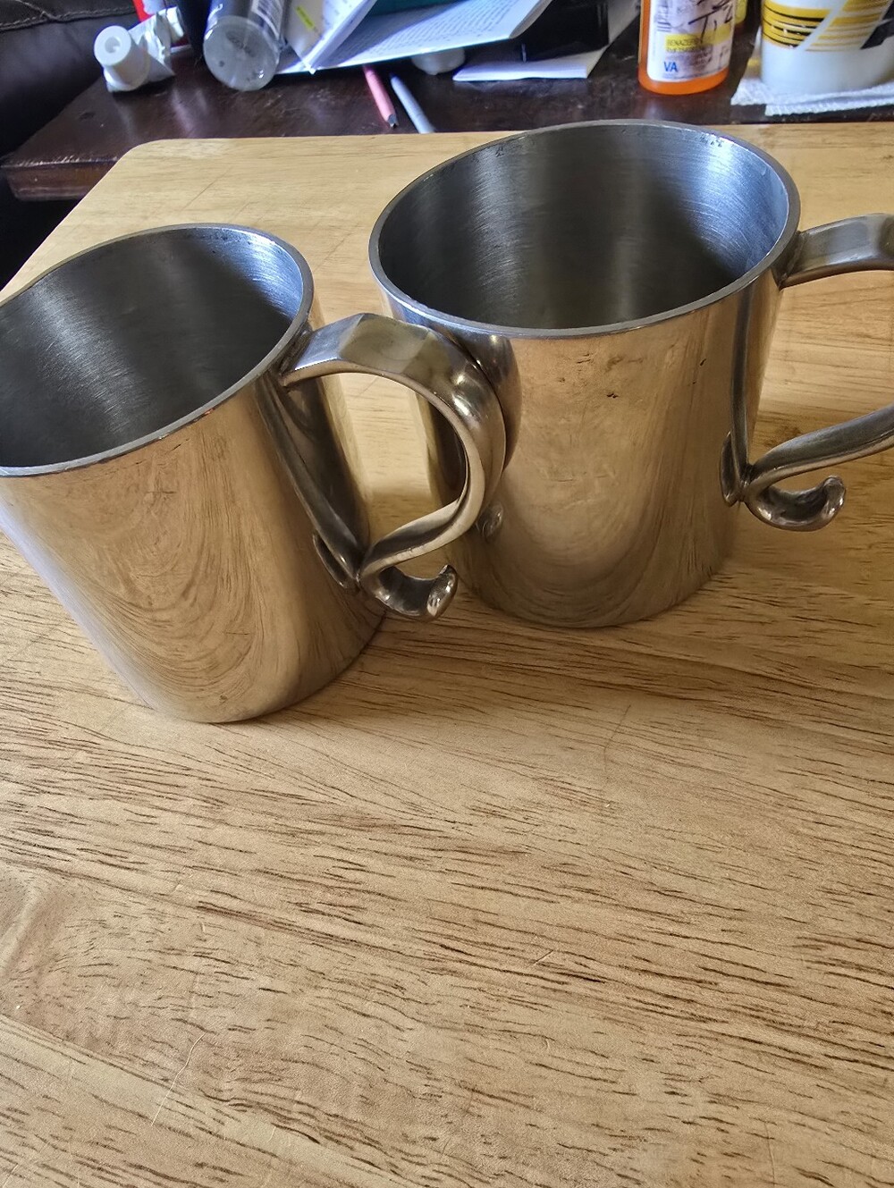 Pewter Williamsburg Stief Child Cup Restoration (Set of 2)
